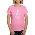 thumbnail image 1 of CafePress - Keep Calm And Rescue On Animal Rescue T Shirt - Women's Traditional Fit Dark T-Shirt, 1 of 4