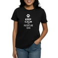 thumbnail image 1 of CafePress - Keep Calm And Rescue On Animal Rescue T Shirt - Women's Traditional Fit Dark T-Shirt, 1 of 4