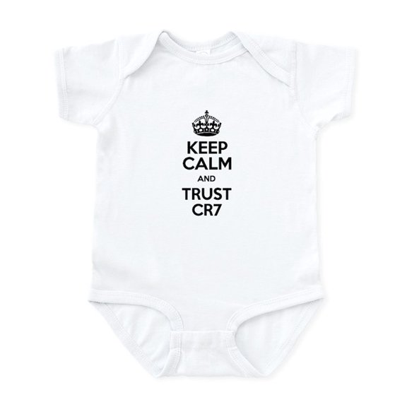 CafePress - Keep Calm And Trust CR7 Body Suit - Baby Light Bodysuit, Size Newborn - 24 Months