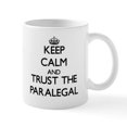 thumbnail image 1 of CafePress - Keep Calm And Trust The Paralegal Mugs - 11 oz Ceramic Mug - Novelty Coffee Tea Cup, 1 of 4