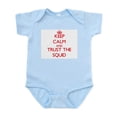 thumbnail image 1 of CafePress - Keep Calm And Trust The Squid Body Suit - Baby Light Bodysuit, Size Newborn - 24 Months, 1 of 4