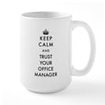thumbnail image 1 of CafePress - Keep Calm And Trust Your - 15 oz Ceramic Large White Novelty Mug, 1 of 6