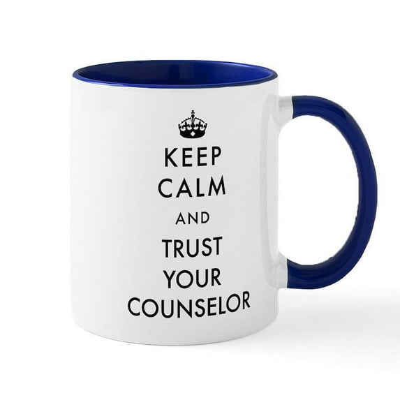 CafePress - Keep Calm And Trust Your Counsel - 11 oz Ceramic Mug - Novelty Coffee Tea Cup