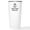 thumbnail image 1 of CafePress - Keep Calm And Trust Your Recruiter Travel Mug - Insulated Stainless Steel Travel Tumbler 20 oz., 1 of 3