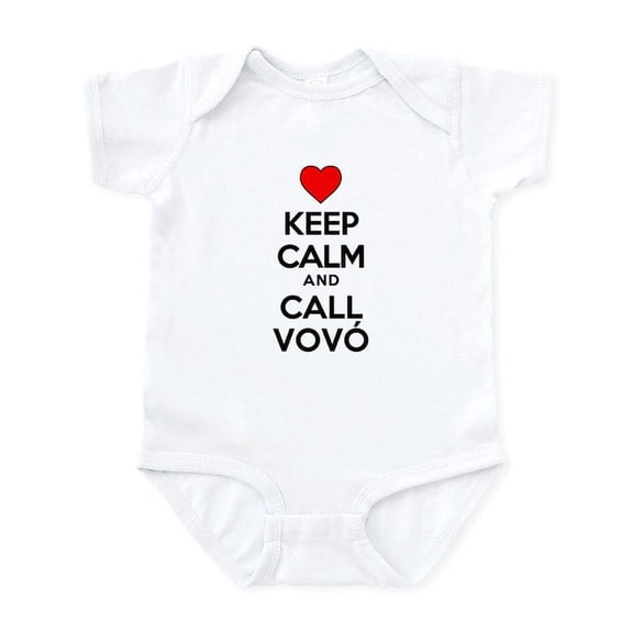 CafePress - Keep Calm Call Vovo Body Suit - Baby Light Bodysuit, Size Newborn - 24 Months