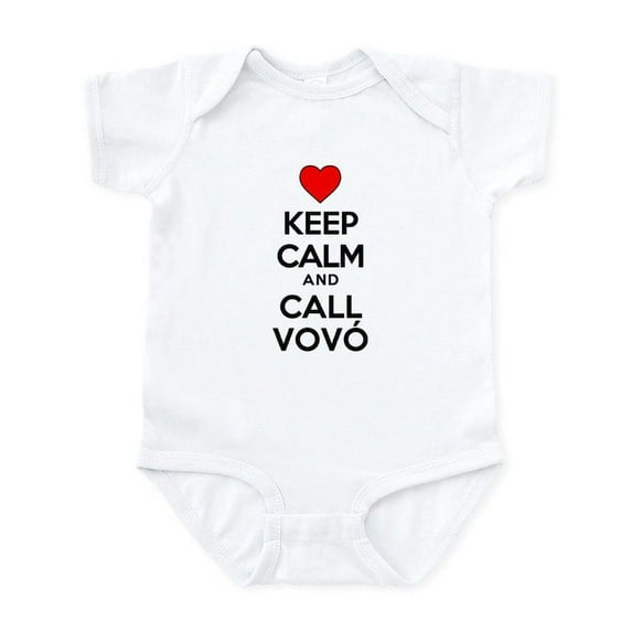 CafePress - Keep Calm Call Vovo Body Suit - Baby Light Bodysuit, Size Newborn - 24 Months