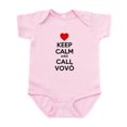thumbnail image 1 of CafePress - Keep Calm Call Vovo Body Suit - Baby Light Bodysuit, Size Newborn - 24 Months, 1 of 4