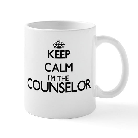 CafePress - Keep Calm I'm The Counselor Mugs - 11 oz Ceramic Mug - Novelty Coffee Tea Cup