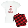 thumbnail image 1 of CafePress - Keep Calm Move To Canada - Women's Light Pajamas, 1 of 4