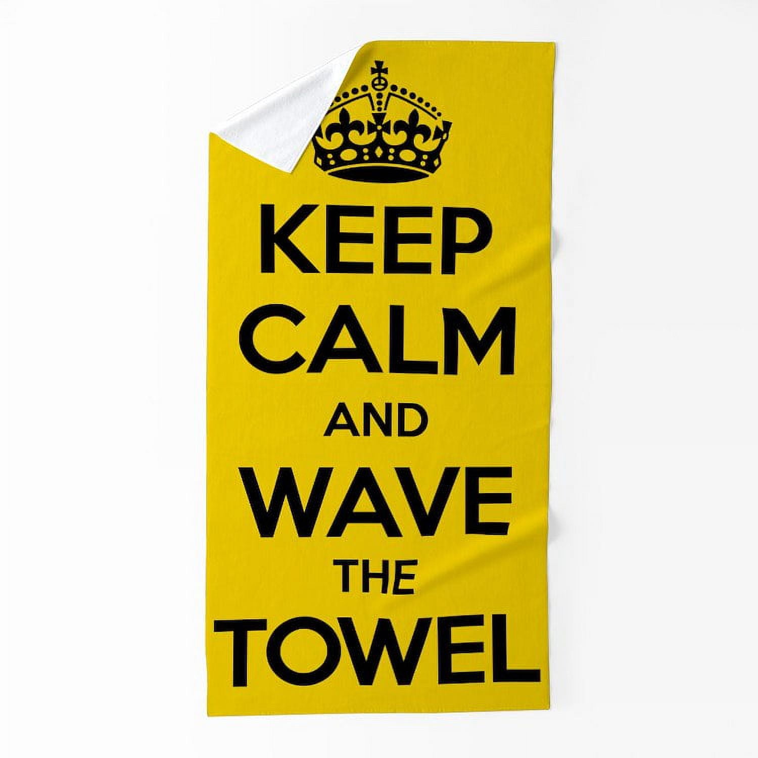 CafePress Happy Retirement Beach Towel – 30x60 Inch, Soft & Absorbent, Funny Novelty Design - View #11
