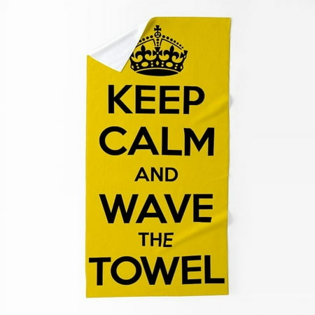 CafePress - Keep Calm Terrible - Large Beach Towel, Soft 30"x60" Towel with Unique Design