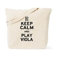 thumbnail image 1 of CafePress - Keep Calm Viola Tote Bag - Unisex Canvas Tote Bag, Beige, 1-Piece, 1 of 8
