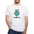 thumbnail image 1 of CafePress - Keep Calm, Wander On T Shirt - Men's White Classic Cotton T-Shirts, 1 of 4