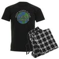thumbnail image 1 of CafePress - Keep Earth Clean Men's Dark Pajamas - Men's Dark Loose Fit Cotton Pajama Set, 1 of 7