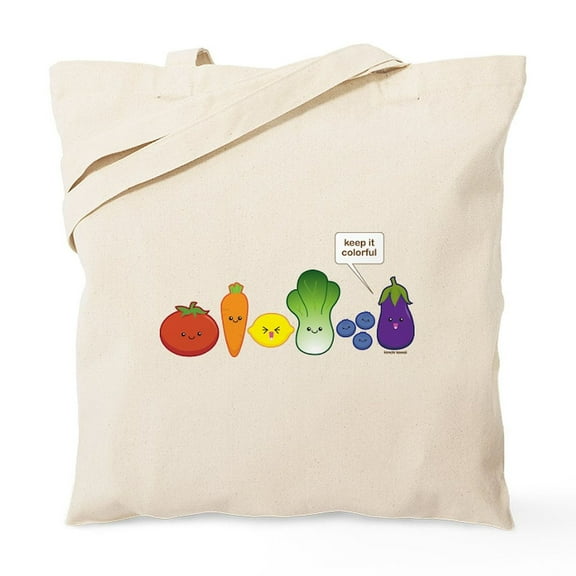 CafePress - Keep It Colorful Tote Bag - Unisex Canvas Tote Bag, Beige, 1-Piece