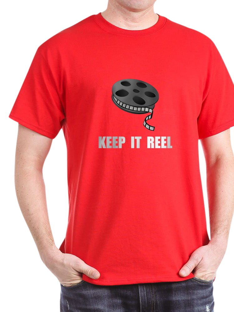 CafePress - Keep Movie Reel Dark T Shirt - 100% Cotton T-Shirt 