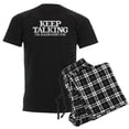 thumbnail image 1 of CafePress - Keep Talking I'm Diagnosing Yo Men's Dark Pajamas - Men's Dark Loose Fit Cotton Pajama Set, 1 of 7