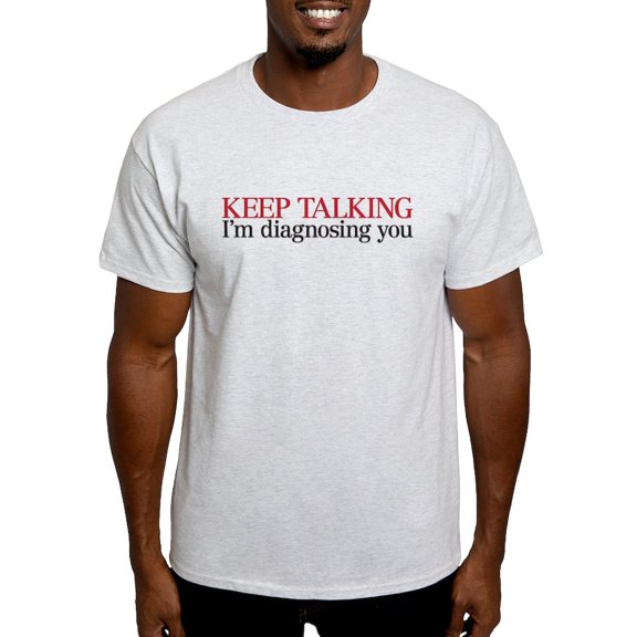 CafePress - Keep Talking Light T Shirt - Men's Classic Graphic T-Shirt