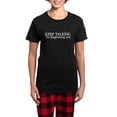 thumbnail image 1 of CafePress - Keep Talking Women's Dark Pajamas - Women's Short Sleeve Print T-Shirt and Pants Dark Cotton Pajama Set, 1 of 7