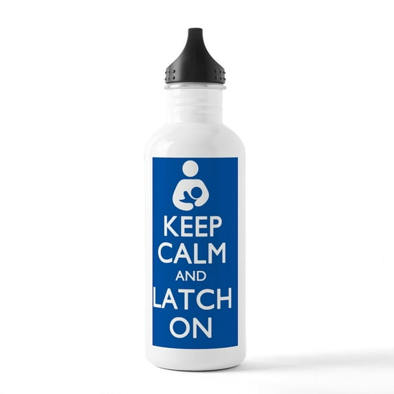 CafePress - Keepcalmmousepad Stainless Water Bottle 1 - Stainless Steel Water Bottle, Sports Bottle, 1.0L