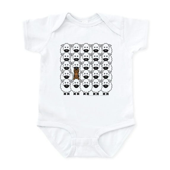 CafePress - Kelpie And Sheep Infant Bodysuit - Baby Light Bodysuit, Size Newborn - 24 Months