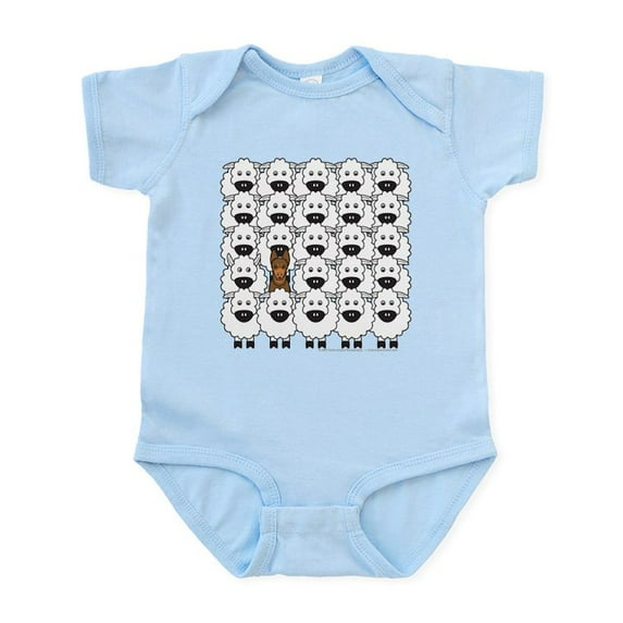 CafePress - Kelpie And Sheep Infant Bodysuit - Baby Light Bodysuit, Size Newborn - 24 Months