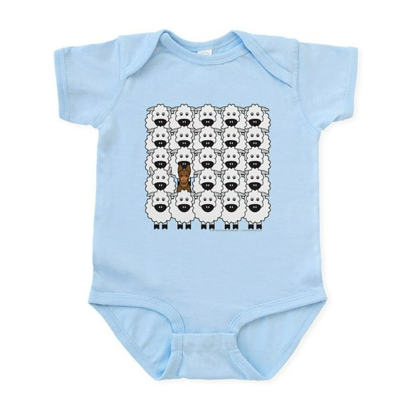 CafePress - Kelpie And Sheep Infant Bodysuit - Baby Light Bodysuit, Size Newborn - 24 Months