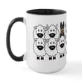 thumbnail image 1 of CafePress - Kelpie And Sheep Large Mug - 15 oz Ceramic Large White Novelty Mug, 1 of 4