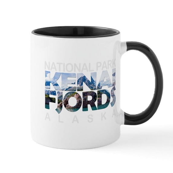 CafePress - Kenai Fjords Alaska Mugs - 11 oz Ceramic Mug - Novelty Coffee Tea Cup