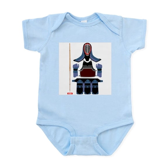CafePress - Kendo Protector Infant Bodysuit - Baby Light Bodysuit, Size Newborn - 24 Months