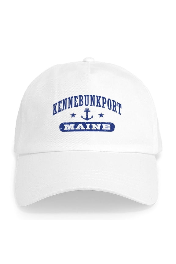 - Kennebunkport Maine Cap - Adjustable 100% Brushed Unisex Casual Cotton Baseball Cap, Beige, 1