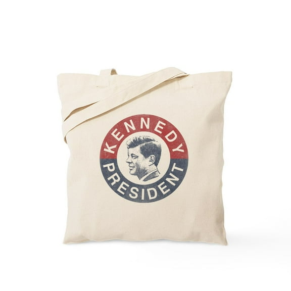 CafePress - Kennedypresident1960 Nobg Copy Tote Bag - Unisex Canvas Tote Bag, Beige, 1-Piece