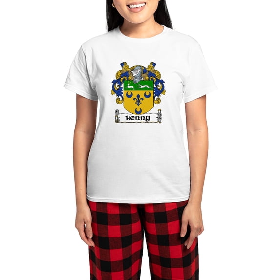CafePress - Kenny Coat Of Arms Women's Light Pajamas - Women's Short Sleeve Print T-Shirt and Pants Light Cotton Pajama Set