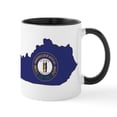 thumbnail image 1 of CafePress - Kentucky Flag Mug - 11 oz Ceramic Mug - Novelty Coffee Tea Cup, 1 of 6
