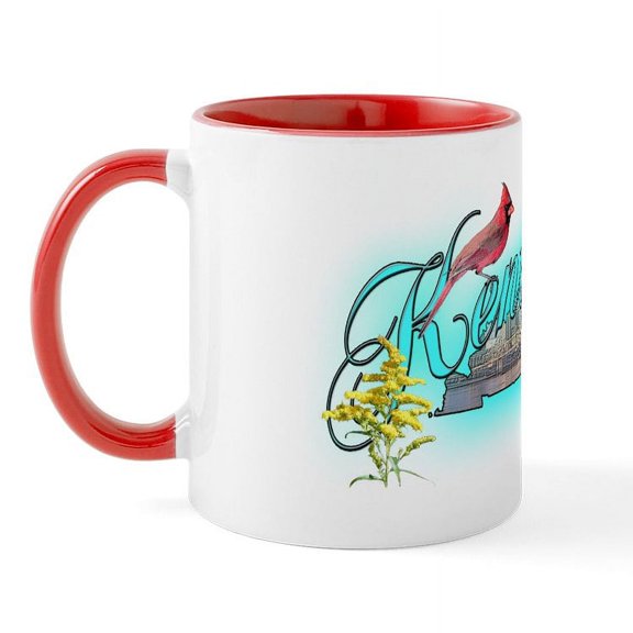 CafePress - Kentucky Mug - 11 oz Ceramic Mug - Novelty Coffee Tea Cup