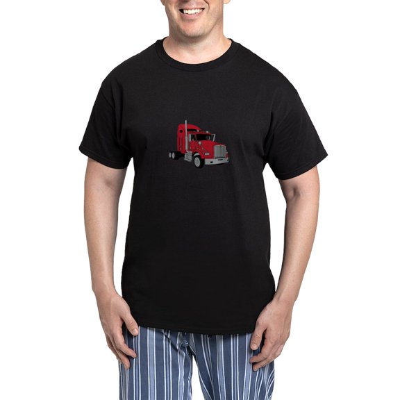 CafePress - Kenworth Tractor Pajamas - Men's Dark Loose Fit Cotton Pajama Set