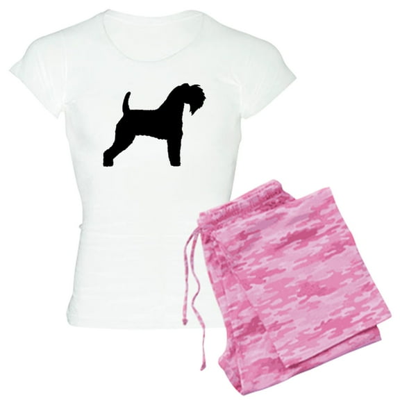 CafePress - Kerry Blue Terrier Women's Light Pajamas - Women's Short Sleeve Print T-Shirt and Pants Light Cotton Pajama Set