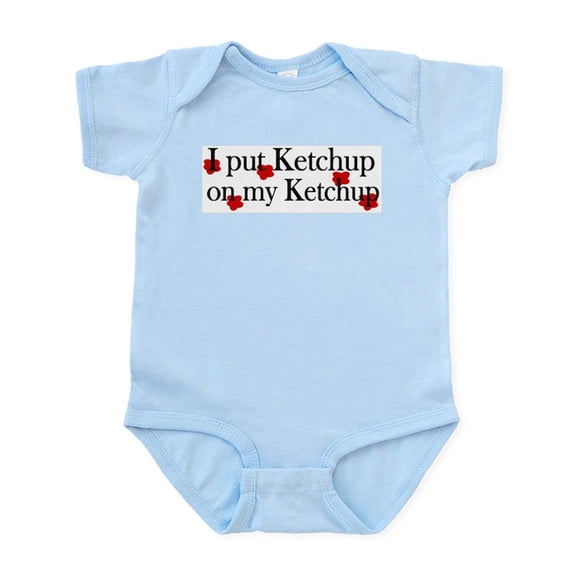 CafePress - Ketchup On Ketchup Infant Bodysuit - Baby Light Bodysuit, Size Newborn - 24 Months