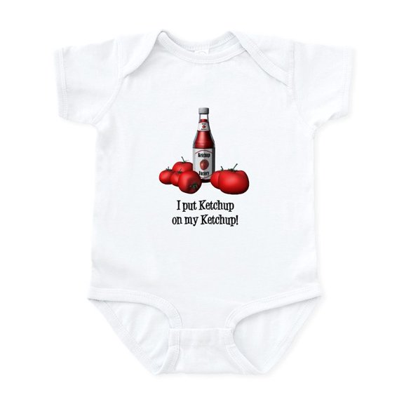 CafePress - Ketchup On My Ketchup Infant Bodysuit - Baby Light Bodysuit, Size Newborn - 24 Months