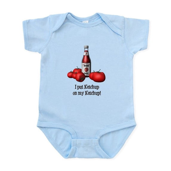 CafePress - Ketchup On My Ketchup Infant Bodysuit - Baby Light Bodysuit, Size Newborn - 24 Months