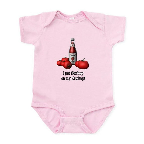 CafePress - Ketchup On My Ketchup Infant Bodysuit - Baby Light Bodysuit, Size Newborn - 24 Months