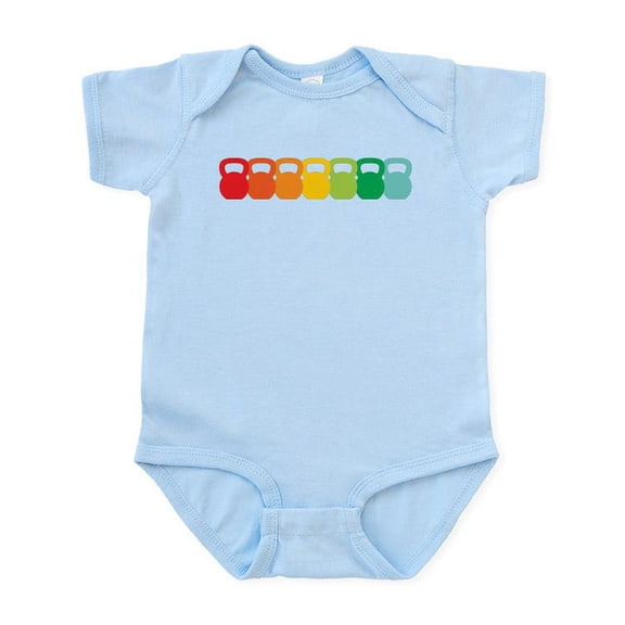 CafePress - Kettlebells Infant Bodysuit - Baby Light Bodysuit, Size Newborn - 24 Months