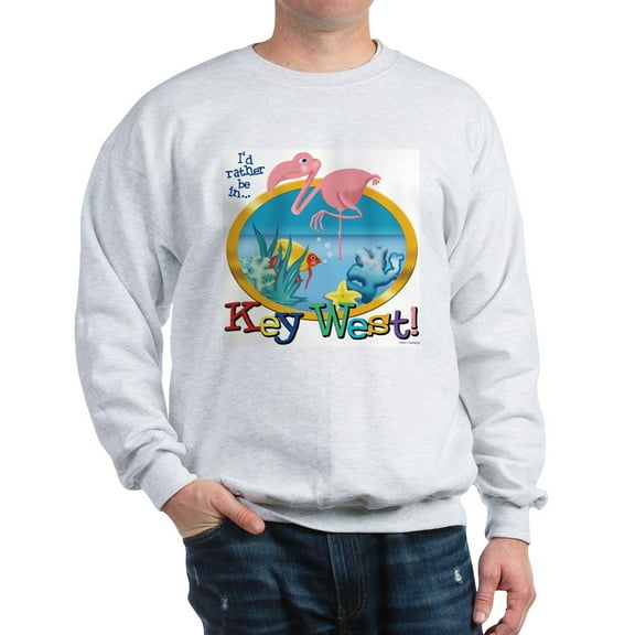 CafePress - Key West Sweatshirt - Crew Neck Sweatshirt