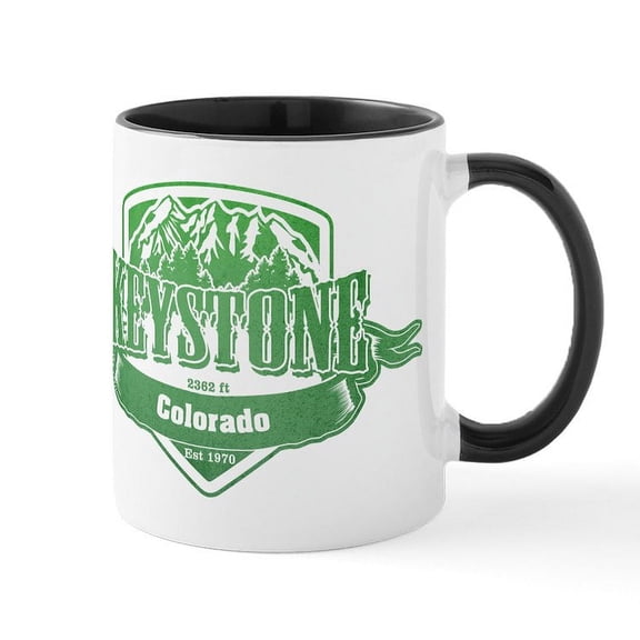 CafePress - Keystone Colorado Ski Resort 3 Mugs - 11 oz Ceramic Mug - Novelty Coffee Tea Cup