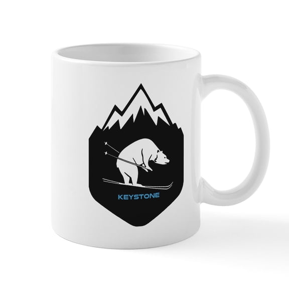 CafePress - Keystone Resort Keystone Colorado Mugs - 11 oz Ceramic Mug - Novelty Coffee Tea Cup