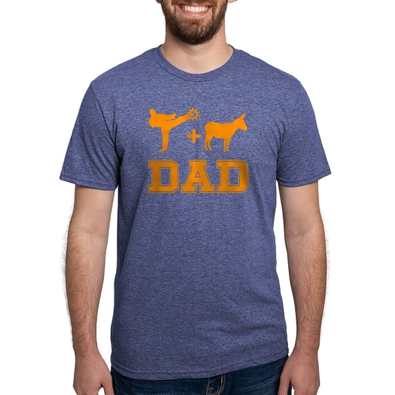 CafePress - Kick @Ss Dad T Shirt - Mens Tri-blend T-Shirt