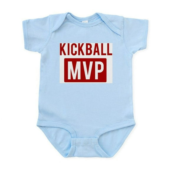 CafePress - Kickball MVP Infant Bodysuit - Baby Light Bodysuit, Size Newborn - 24 Months