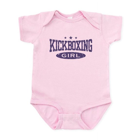 CafePress - Kickboxing Girl Infant Bodysuit - Baby Light Bodysuit, Size Newborn - 24 Months