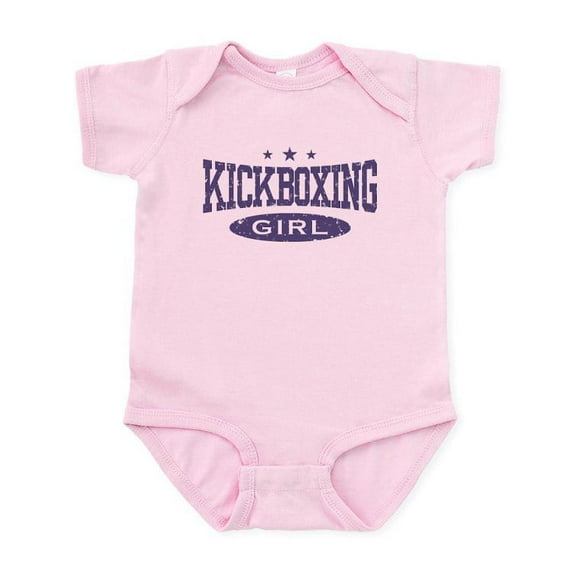 CafePress - Kickboxing Girl Infant Bodysuit - Baby Light Bodysuit, Size Newborn - 24 Months