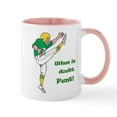 thumbnail image 1 of CafePress - Kicker: When In Doubt, Punt Mug - 11 oz Ceramic Mug - Novelty Coffee Tea Cup, 1 of 4